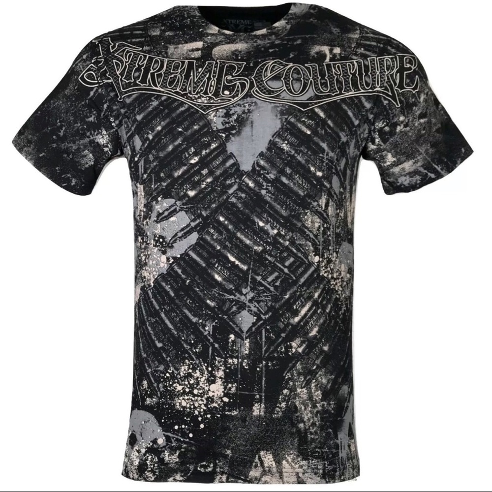 XTREME COUTURE by AFFLICTION Men T-Shirt BANDOLIER - Picture 3 of 8